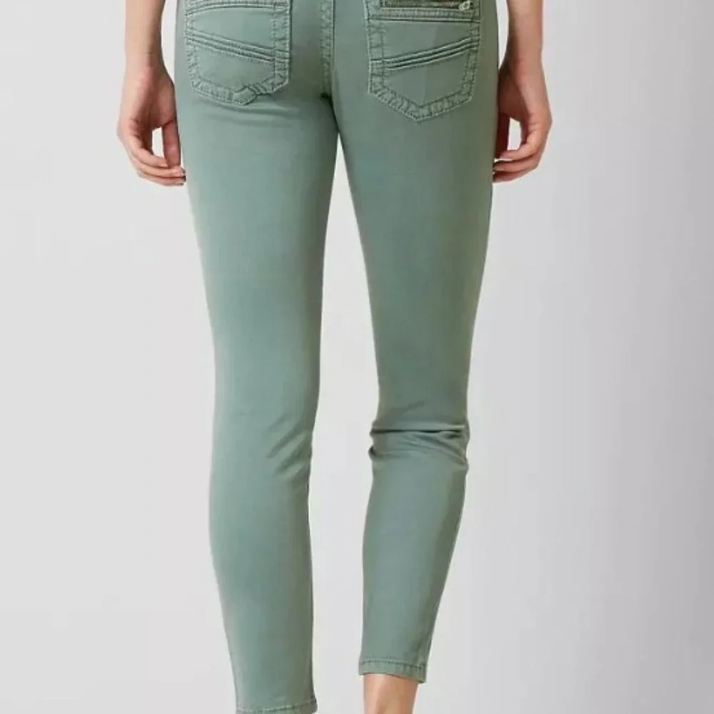 Select Signature Ankle Skinny Stretch Jean - Beautiful Sage Green - Picture 6 of 6